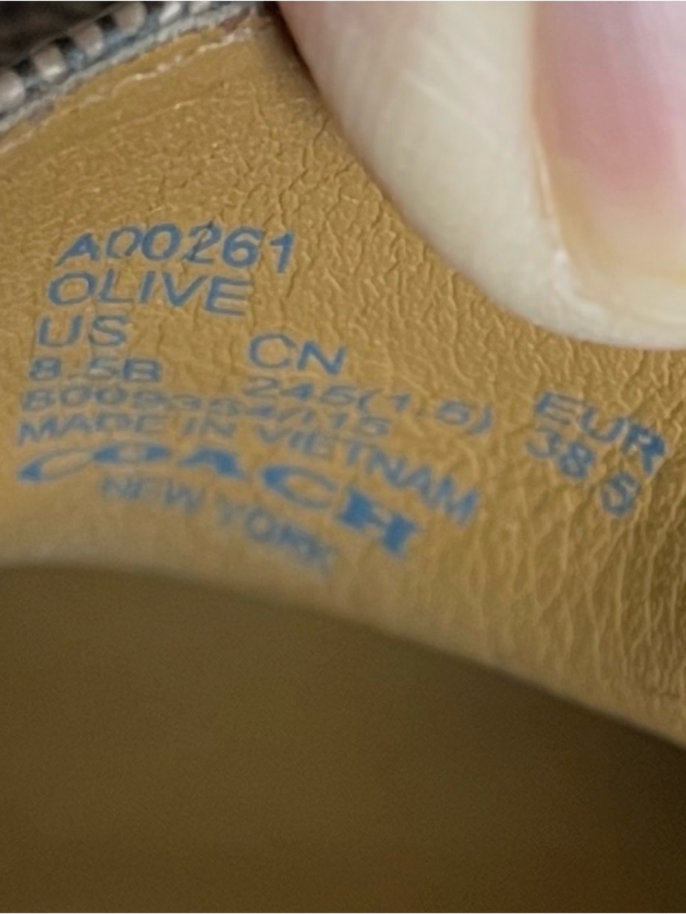 Coach Brown and Tan Signature Loafers - Picture 4 of 4